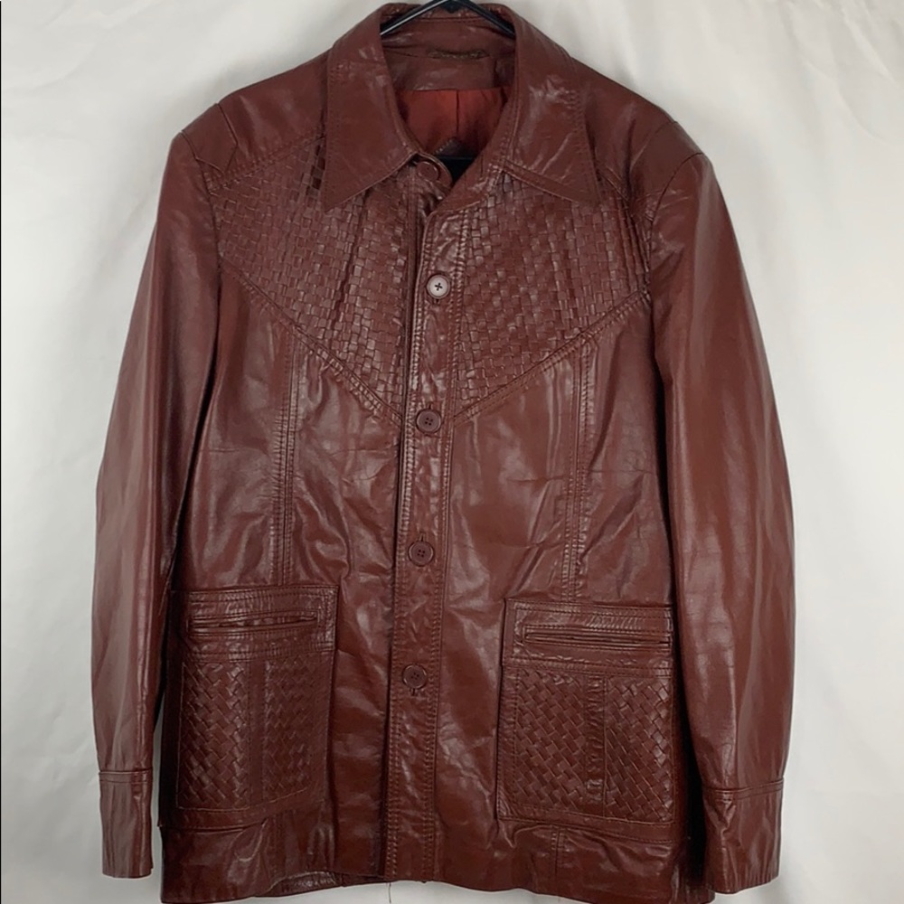 Fantastic International Leather Men’s Jacket SZ 42